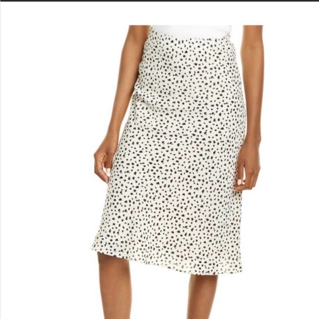 Socialite Dotted Midi Skirt
